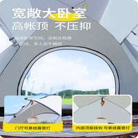 Automatic Pop-Up Camping Tent with UV Protection and Rainproof Design for Outdoor Picnic and Travel