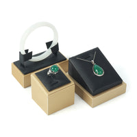 Brushed Jewelry Display Tray for Rings, Bracelets, Necklaces - Countertop Mannequin Jewelry Holder