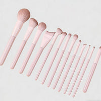 Taoyao Professional Portable Makeup Brush Set with Soft Bristles for Eyeshadow, Foundation, and Contouring