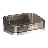 Wall-Mounted Soap Dish with Drainage for Bathroom, Punch-Free, Luxury Design
