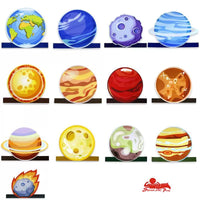 Kids' Planet Headband for Space Theme Parties and Educational Play