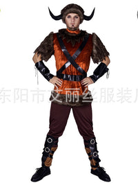 Adult Viking Warrior Costume for Halloween & Carnival Role Play