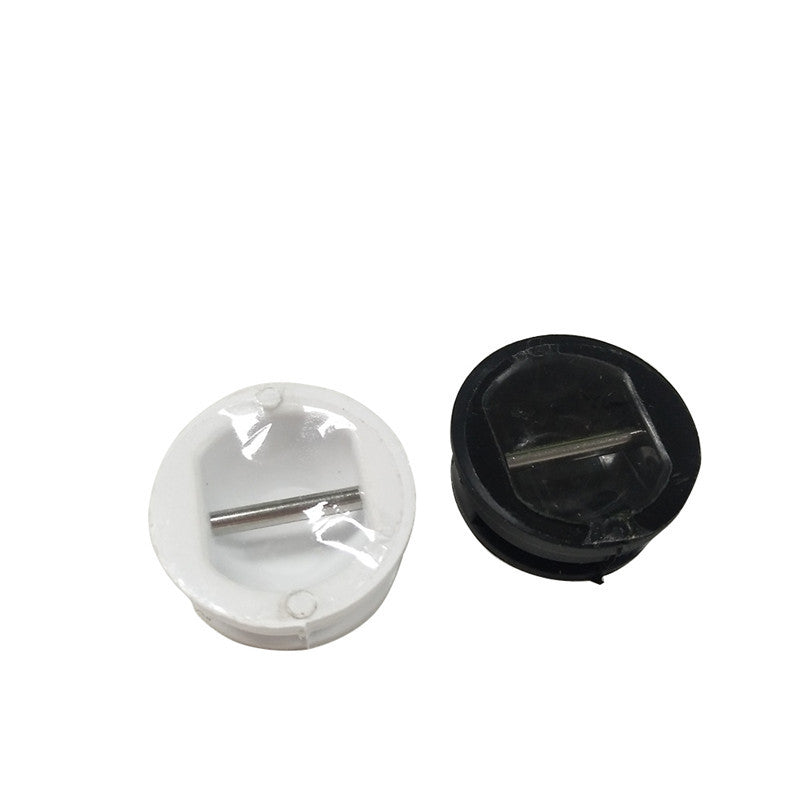 Leash Plug for Surfboard Paddleboard Water Sports - Black/White 3.0cm