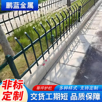 Galvanized Steel Lawn Fence for Garden and Park Landscaping