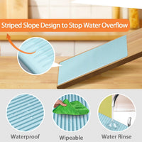 Refrigerator Silicone Liner Mat, Non-Slip, Mildew-Proof, Drawer Shelf Protector