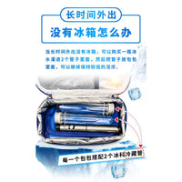 Portable Insulin Cooler Bag with Ice Packs for Travel and Medication Storage