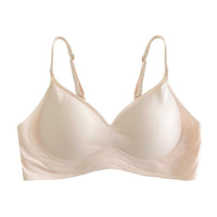Seamless Wireless Minimizer Bra for Large Busts, Thin Light Jelly Gel, Anti-Sagging, Side Support