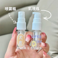 Mini 10ml Portable Refillable Spray and Lotion Bottles for Travel