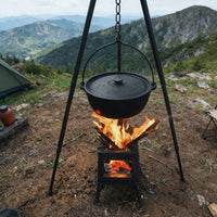 Portable Folding Cold Rolled Steel Wood Burning Stove for Outdoor Camping and Tea Boiling