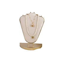 Velvet Jewelry Display Stand for Necklaces, Earrings, Bracelets, and Rings