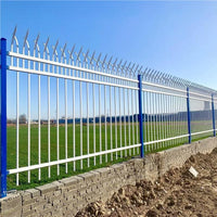 Galvanized Steel Aluminum Alloy Fence for Villas, Schools, and Residential Areas