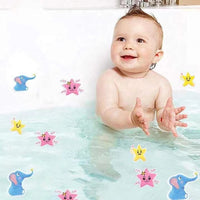 PEVA Anti-Slip Bath Stickers for Kids - Cute Cartoon Animal Designs