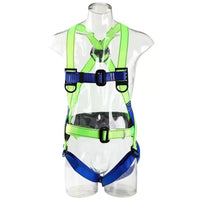 Full Body Safety Harness with Lanyard for High-Altitude Work, Fall Protection