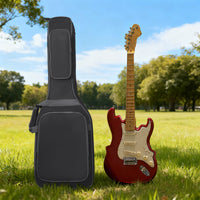 Padded Electric Guitar Gig Bag 10mm Thick Double Shoulder Straps Bass Guitar Case