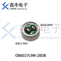 6027 High Sensitivity Electret Condenser Microphone Capsule with Cable