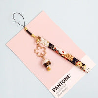 Japanese Lucky Cat Phone Charm & Keychain Pendant