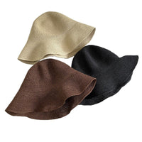 Handmade Straw Wide-Brim Sun Hat for Women, Summer Outdoor UV Protection Fisherman Cap