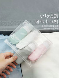 Food Grade Silicone Travel Bottles Set for Lotion, Shampoo, and Shower Gel - Portable Squeezable Containers