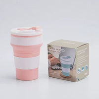 Portable Collapsible Silicone Water Bottle for Travel and Sports, Coffee Cup