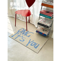 American Style Loop Pile Entrance Mat Dustproof Easy Clean Cat Litter Mat
