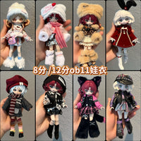 Doll Clothes for 11-17cm BJD OB11 Penny Boni Nitu Ami Sweet Movable Dolls