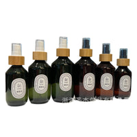 PET Slanted Shoulder Fine Mist Spray Bottle for Hydrating and Refilling, Portable Travel Size