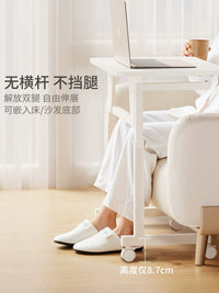 Foldable Adjustable Mobile Desk for Laptop, Study, or Bedside - Compact Home Office Workstation & Sofa Side Table