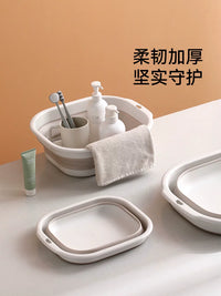 FaSoLa Foldable Portable Wash Basin for Home, Travel, and Dorms