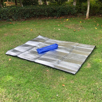 Double-Sided Aluminum Foil Camping Mat for Outdoor Picnic Beach and Hiking