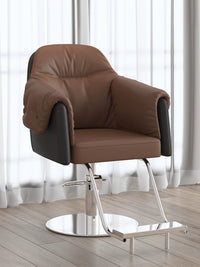 Luxury Hydraulic Reclining Barber Chair for Hair Salon Styling, Cutting, and Perming