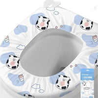 Disposable Full-Coverage Toilet Seat Covers for Travel, Maternity, and Hotels - Thickened Waterproof