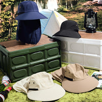 Summer Outdoor Sun Hat with Neck Flap for Cycling Hiking Fishing