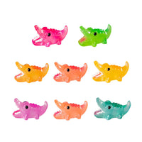 Luminous Resin Crocodile Figurine Desktop Decor