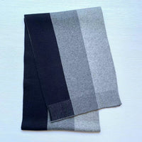 Men's Winter Knit Cashmere Scarf Long Plaid Warm Shawl