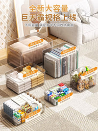 XinYou Transparent Desktop Storage Box for Sundries, Toys, Snacks, and Clothing
