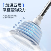 Toilet Plunger and Drain Clog Remover for Bathroom and Kitchen Sinks