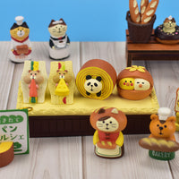 Zakka Style Miniature Bakery Display Resin Ornaments for Cake Shop Micro Scene Decor