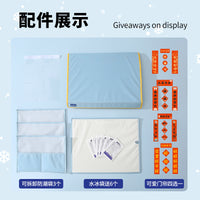 Foldable Cooling Cat House for Summer with Ice Pack/Box