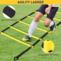 Adjustable Agility Ladder for Soccer Training and Fitness Drills