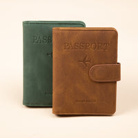 RFID Blocking Passport Holder Wallet with Multiple Card Slots and Ticket Pouch