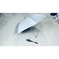 Portable Clamp-On Beach Umbrella for Camping & Fishing Chairs