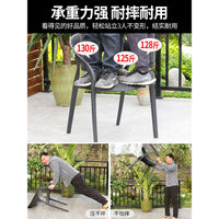 Outdoor Wicker Patio Bistro Set with Round Table and Chairs