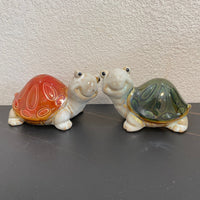 Ceramic Turtle Fruit Plate & Decorative Figurine