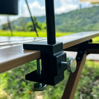 Outdoor Aluminum Alloy Camping Lamp Stand Portable Telescopic Stall Light Pole for Night Market and Desktop Use
