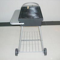 Foldable Outdoor Charcoal BBQ Grill with Flip Net for Home and Camping