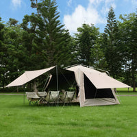 Outdoor Automatic Pop-Up Dome Tent with Sunshade, UV Protection, Rainproof, and Mosquito Net for Camping