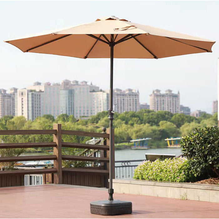 Outdoor Patio Umbrella with Crank Lift, Market Table Umbrella for Garden, Deck, and Poolside