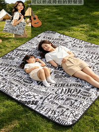 Portable Outdoor Picnic Blanket Mat, Machine Washable, Waterproof & Moisture-proof for Camping, Beach, and Travel