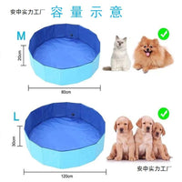 Foldable Pet Bath Tub & Pool for Dogs and Cats - Portable Indoor/Outdoor Washing Station