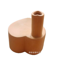 Creative Heart-shaped Terracotta Self-Watering Spikes for Potted Plants, Automatic Drip Irrigation for Indoor/Outdoor Gardening